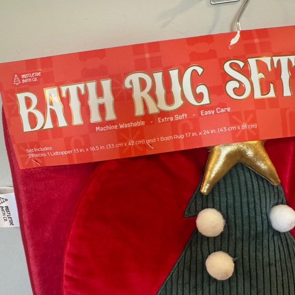 Gnomes 2 piece Bath Rug Set new - Picture 2 of 5